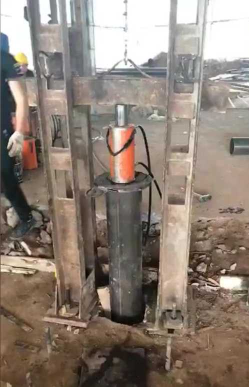 吕梁交城县钢管桩加固